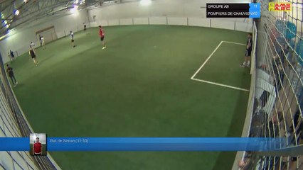 But de Simon (11-10) - GROUPE AB  Vs POMPIERS DE CHAUVIGNY  - 16/04/19 20:00 - LIGUE 2