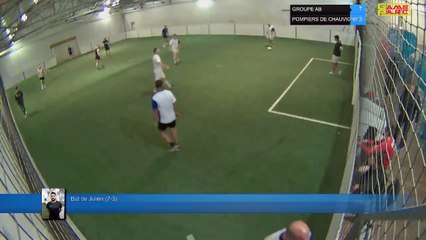 But de Julien (7-3) - GROUPE AB  Vs POMPIERS DE CHAUVIGNY  - 16/04/19 20:00 - LIGUE 2