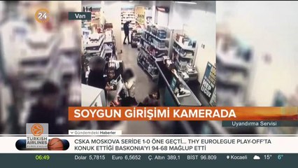 Soygun girişimi kamerada
