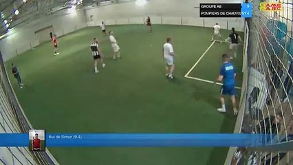 But de Simon (9-4) - GROUPE AB  Vs POMPIERS DE CHAUVIGNY  - 16/04/19 20:00 - LIGUE 2
