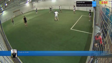 Faute de Julien - GROUPE AB  Vs POMPIERS DE CHAUVIGNY  - 16/04/19 20:00 - LIGUE 2