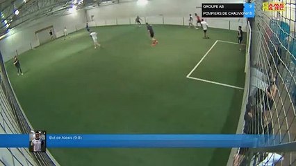 But de Alexis   (9-8) - GROUPE AB  Vs POMPIERS DE CHAUVIGNY  - 16/04/19 20:00 - LIGUE 2
