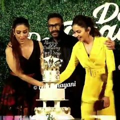 ajay devgan movie press meet birthday video | tabu | rakul