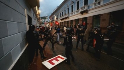 Al menos dos fotógrafos heridos durante protesta a favor de Assange en Quito
