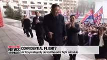 North Korea's Air Koryo schedules extra flight from Pyeongyang to Vladivostok next Tuesday
