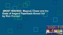 [MOST WISHED]  Magnus Chase and the Gods of Asgard Paperback Boxed Set by Rick Riordan
