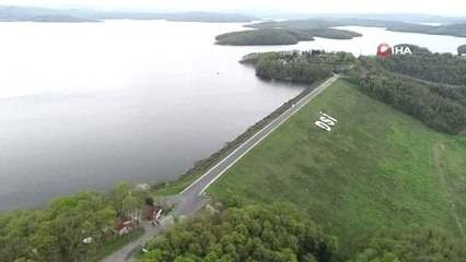 İstanbul Barajlarındaki Son Durum Havadan Görüntülendi