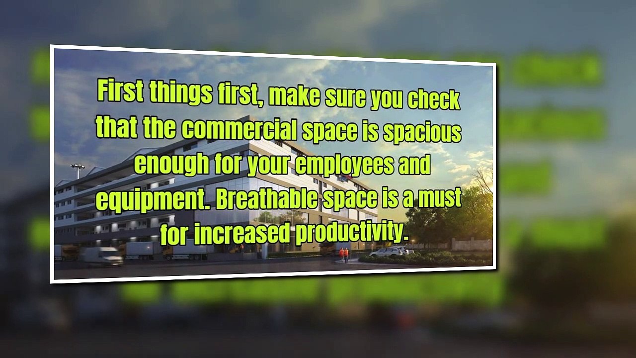 Looking For Commercial Property?