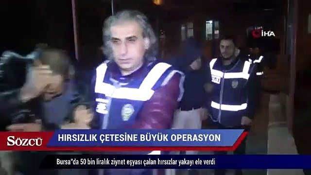 50 bin liralık ziynet eşyası çalan hırsızlar yakayı ele verdi