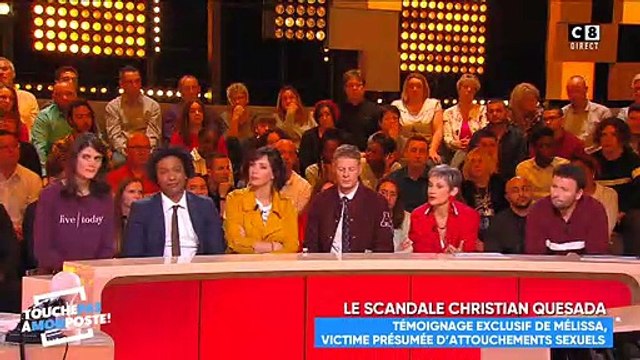J'ai mis un an et demi avant d'aller porter plainte , Mélissa, victime présumée de Christian Quesada témoigne dans TPMP - Vidéo