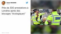 Près de 300 arrestations à Londres après des blocages écologiques