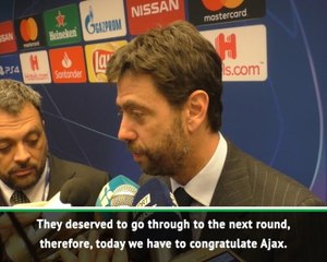 Juve chairman insists club are on the right path despite Ajax defeat