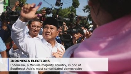 Download Video: Voting ends in Indonesia elections, preliminary results to be out shortly