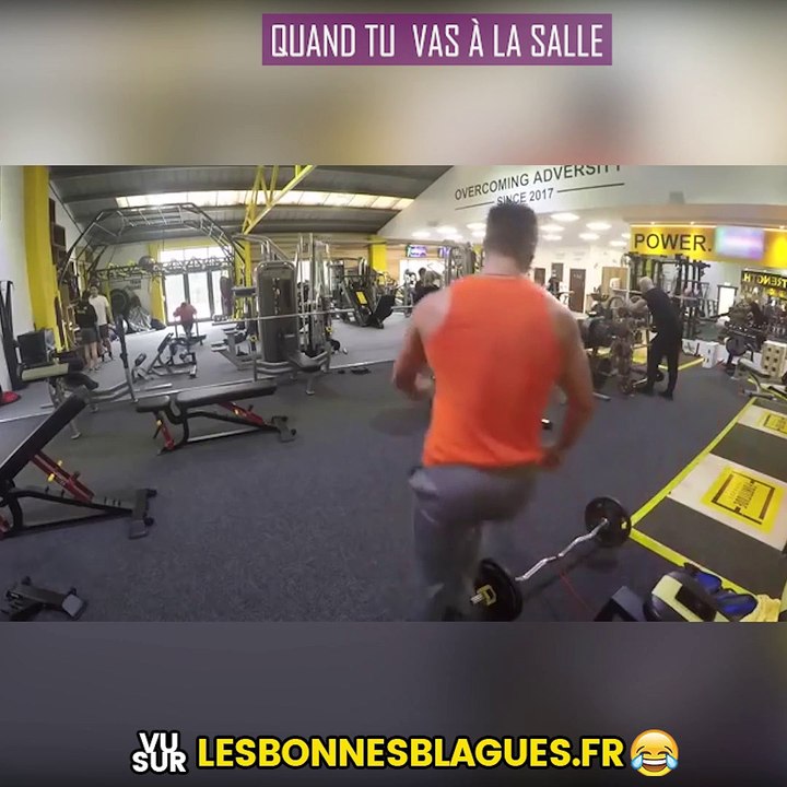 Quand tu vas à la salle et que ça fait mal