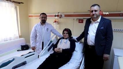 Nefes darlığı şikayeti ile geldi, 24 santimlik tümörü çıkartıldı