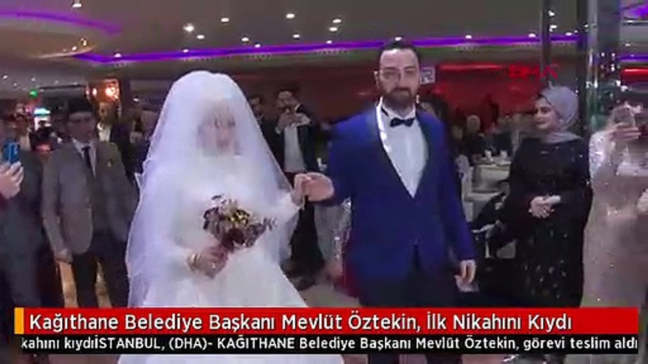 Kağıthane Belediye Başkanı Mevlüt Öztekin, İlk Nikahını Kıydı