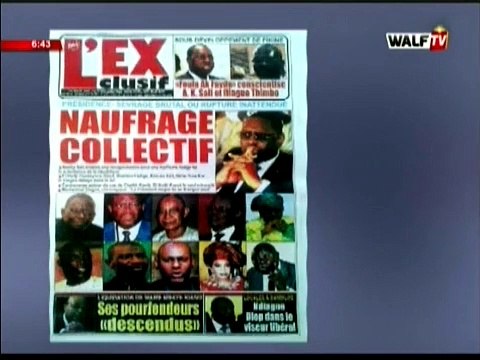 Revue de Presse WalfTv du Mercredi 17 Avril 2019 en images