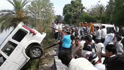 मुजफ्फरनगर की गंग नहर में गिरी स्कार्पियों, 3 युवकों की मौत, चालक लापता