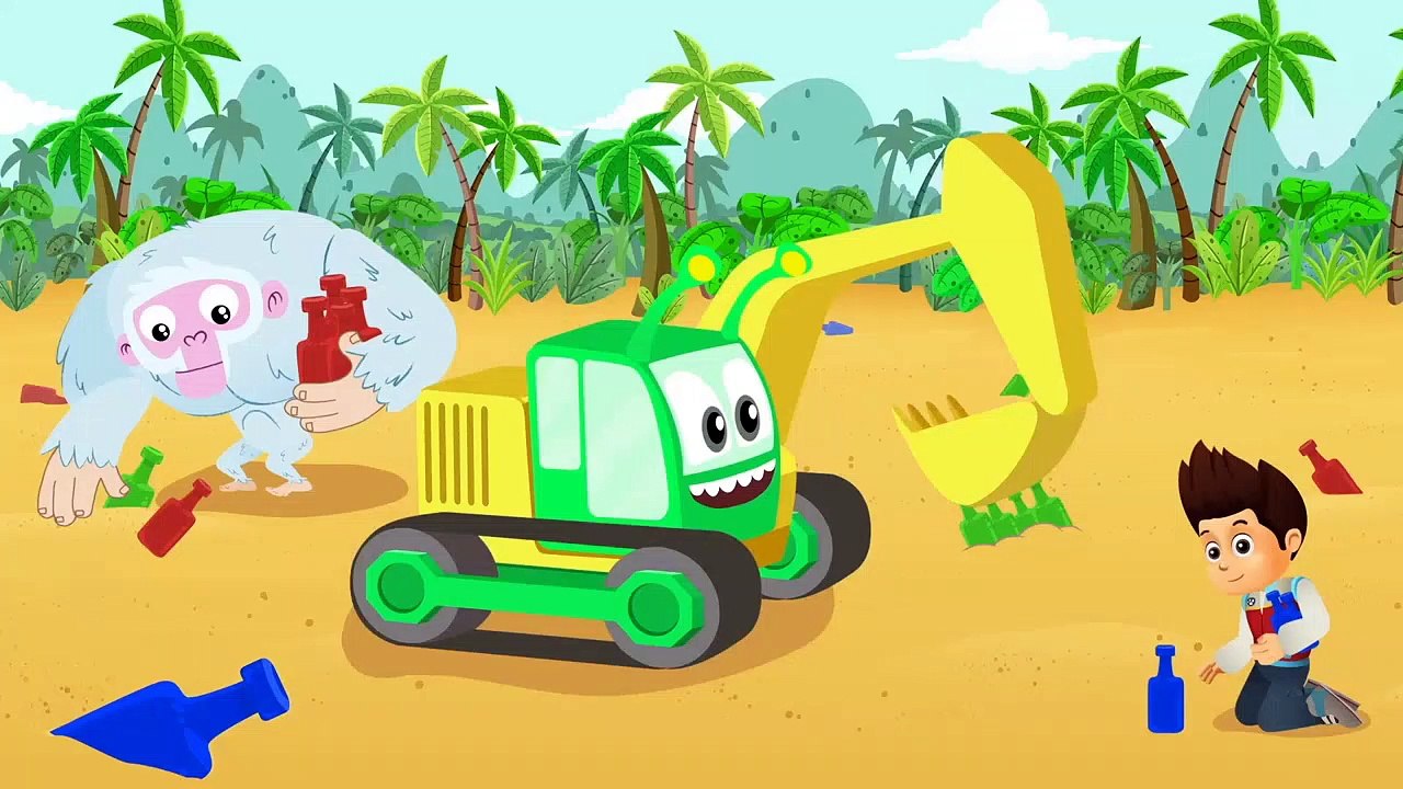 Paw Patrol vs Pokemon allez jeu vidéo à SuperZoo - Groovy transformer en une Pokeball pour les attraper al