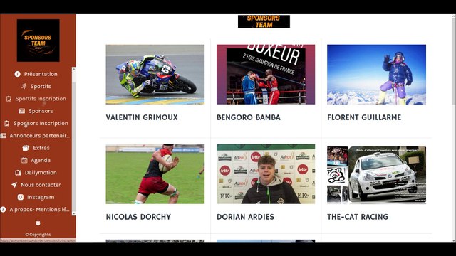 Présentation Sponsors Team 170419