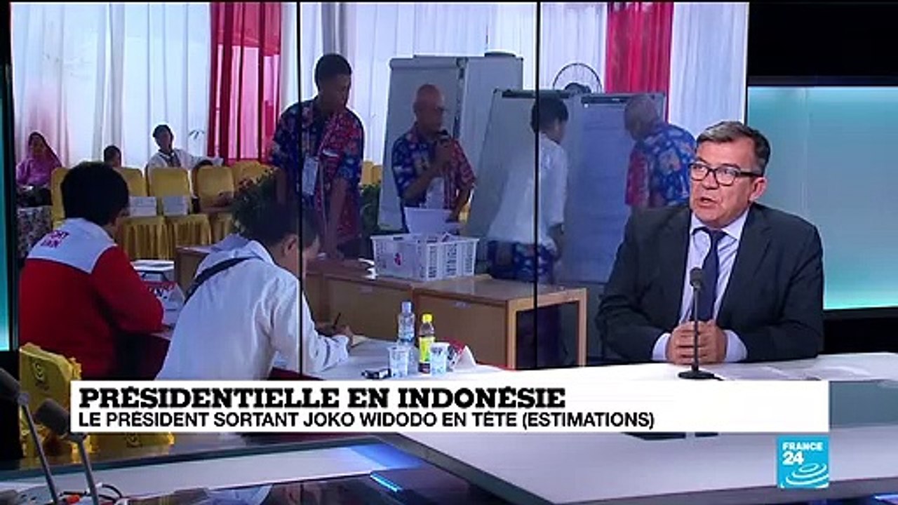 Présidentielle en Indonésie : le président sortant Joko Widodo en tête selon les estimations