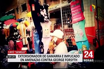 Capturan a segundo gemelo de la extorsión en Gamarra
