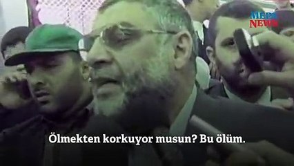 Rantisi'nin ölümünden kısa bir süre önce yaptığı konuşma