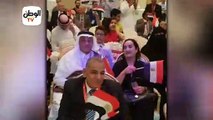 الجالية المصرية بجدة تحتفل بالاستفتاء على التعديلات الدستورية