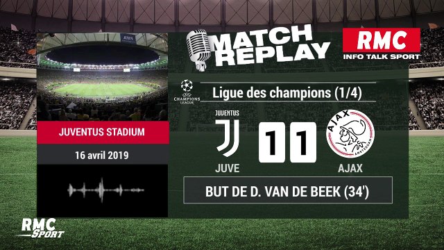 Juve - Ajax (1-2) : Le goal replay avec les commentaires de RMC