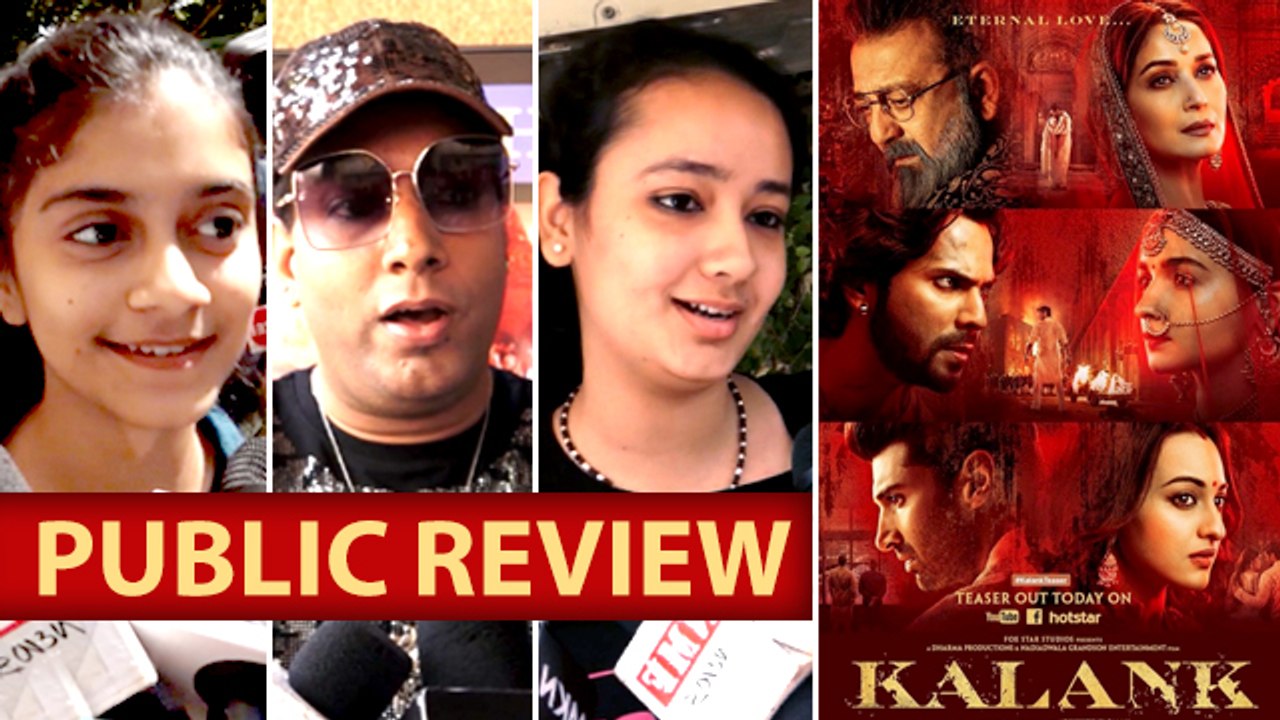 Kalank Public Review | Varun, Alia, Sonakshi, Aditya Roy, Sanjay, Madhuri