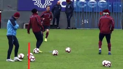 Trabzonspor, Evkur Yeni Malatyaspor maçı hazırlıklarını sürdürüyor