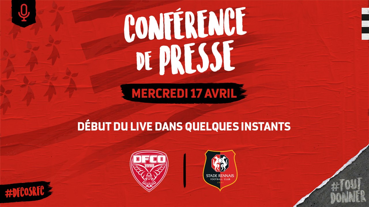 J33. #DFCOSRFC. La conférence de presse d'avant-match