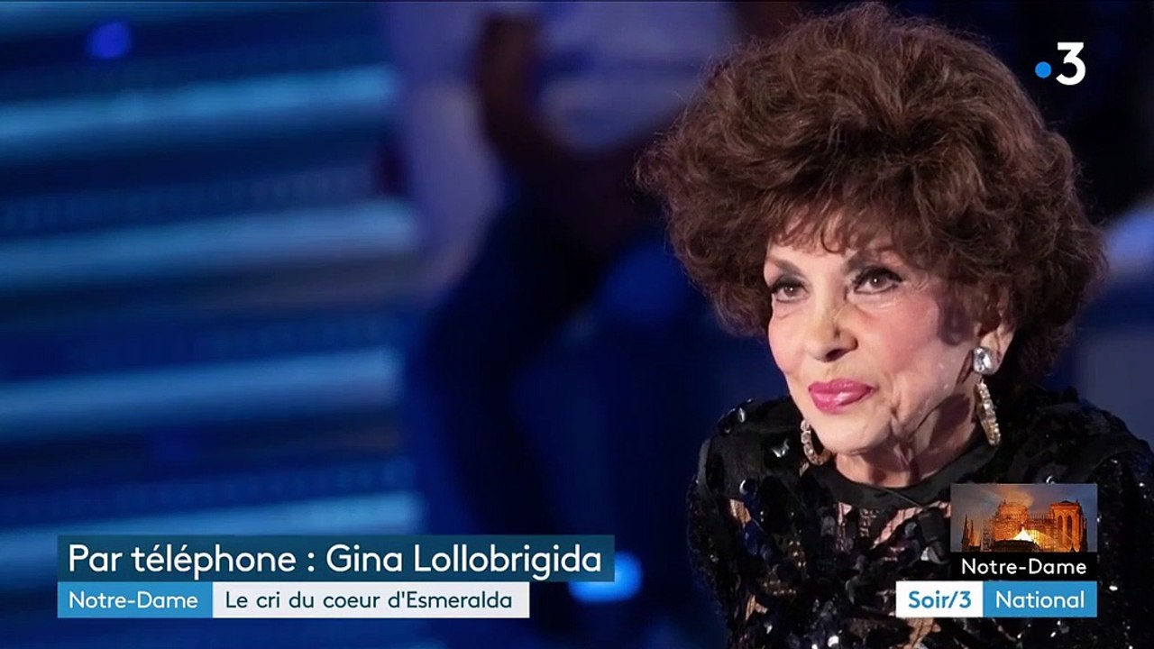 Incendie de Notre-Dame de Paris : l'émotion de Gina Lollobrigida, inoubliable Esmeralda