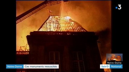 À Reims, Nantes et Rennes, des monuments incendiés puis reconstruits