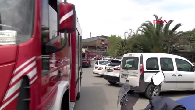 İstanbul- Tuzla'da Tersanede Gemi Yangını