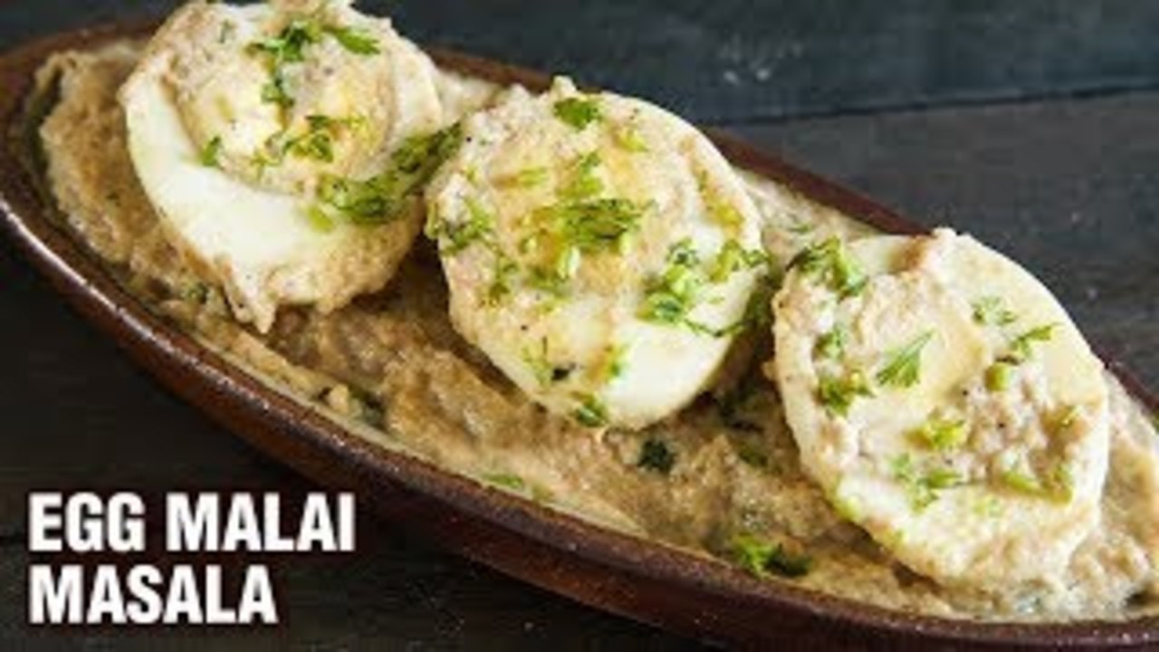 Egg Malai Masala - Egg Malai Curry - How To Mak...