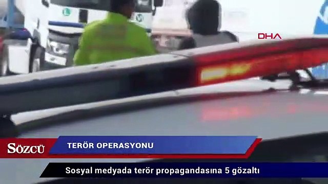 Sosyal medyada terör propagandasına 5 gözaltı