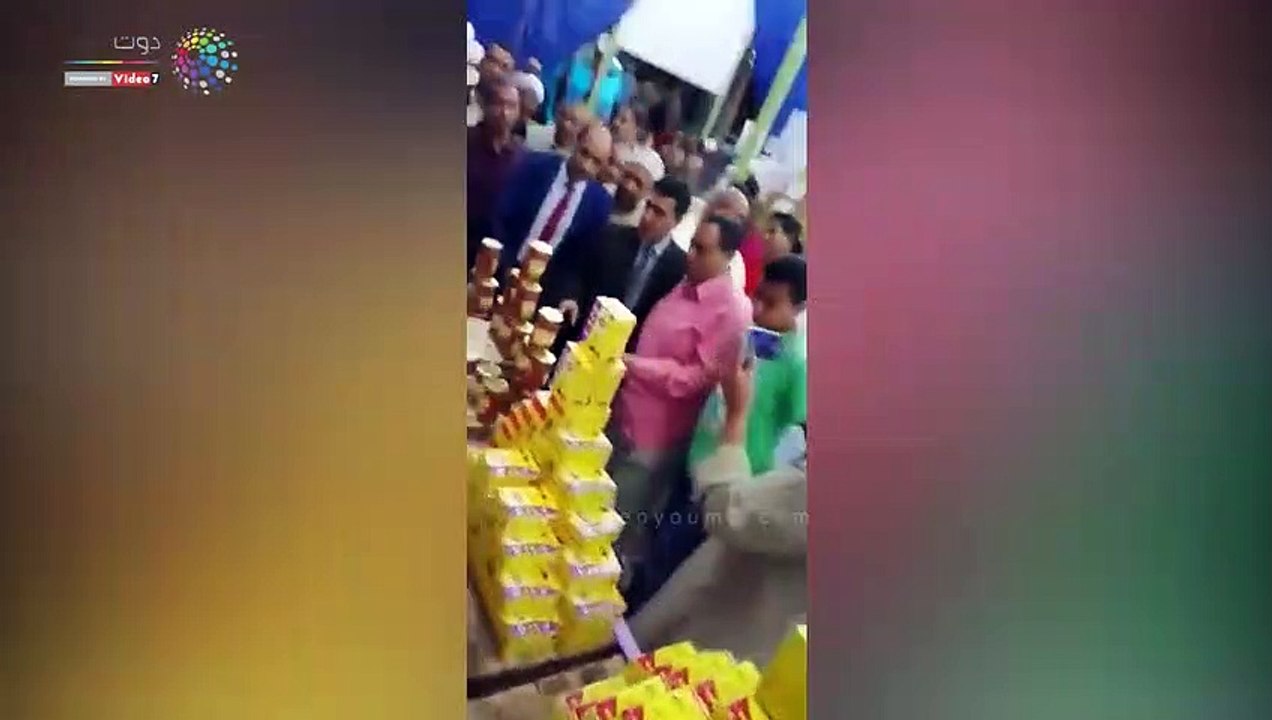وكيل تموين الأقصر ورئيس البياضية يفتتحان "أهلا رمضان"