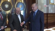 Cumhurbaşkanı Erdoğan, İran Dışişleri Bakanı Muhammed Cevad Zarif'i Kabul Etti