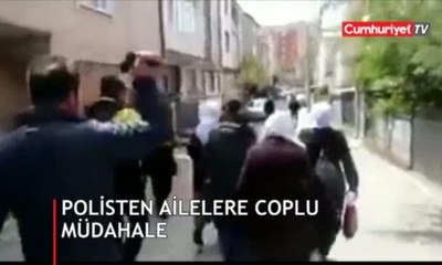 Gebze Cezaevi önündeki ailelere coplu polis müdahalesi