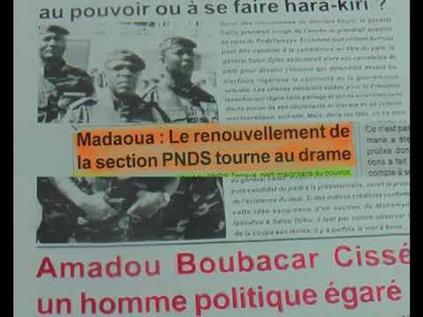 Revue Presse Hausa 26 Octobre