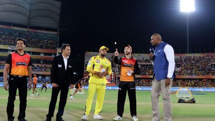 ടോസ് നേടിയ ചെന്നൈ ബാറ്റിംഗ് തിരഞ്ഞടുത്തു