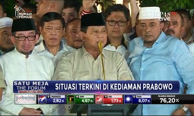 Minta Pendukung Jaga Kedamaian, Prabowo: Kami Tak Ingin Indonesia Terpecah Belah