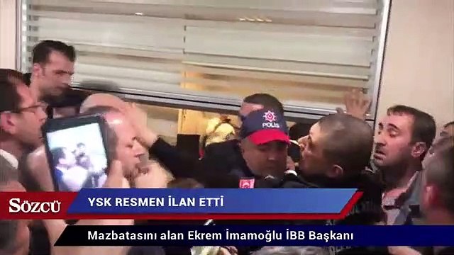 YSK resmen ilan etti