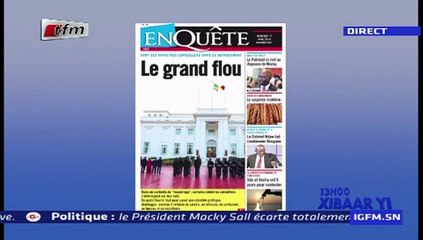 REPLAY - Revue de Presse - Pr : MAMADOU MOUHAMED NDIAYE - 17 Avril 2019