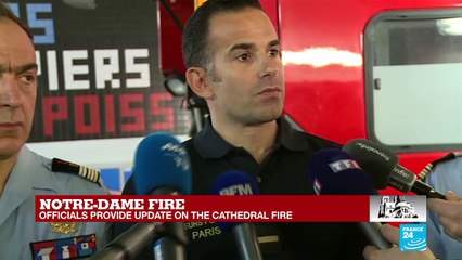 Parisian firefighter talks about encountered difficulties in Notre-Dame