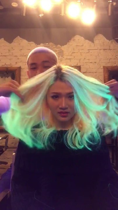 Amazing Neon Hair Color Transformation - Neon hair color 2019