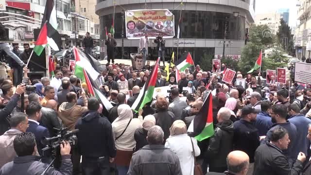 Batı Şeria'da Filistin Esirler Günü Gösterileri