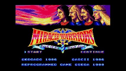 miracle warriors (master system) niveau 1