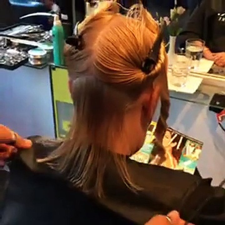 How to Cut a Layered Bob Haircut Tutorial step by step